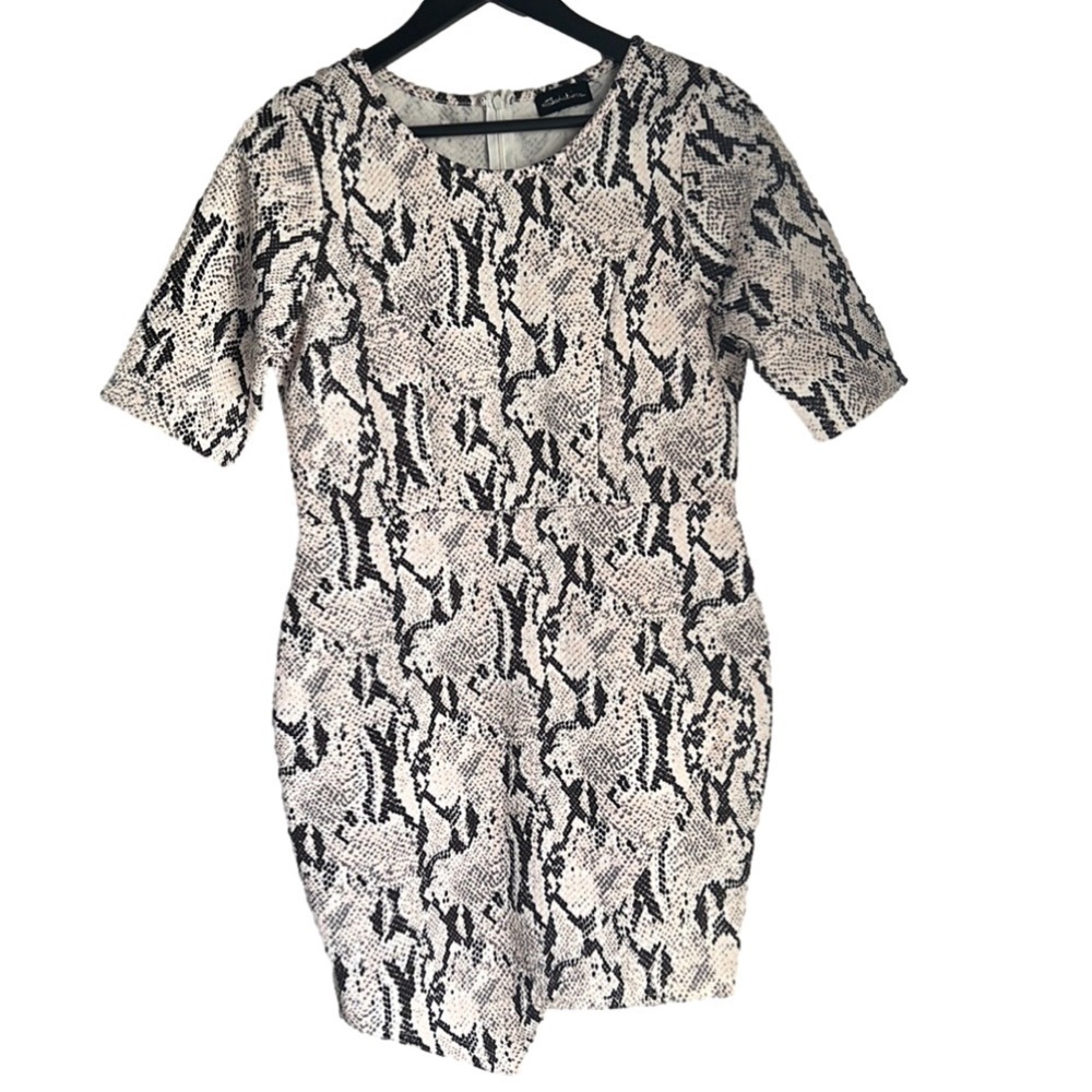 Seductions Bodycon Animal Print Dress